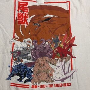 Naruto Tailed Beasts Graphic Tee — Multicolor